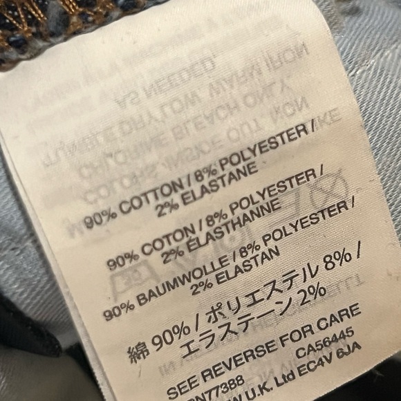 J crew women’s jeans size 25 vintage straight blue jeans high rise - Picture 10 of 11